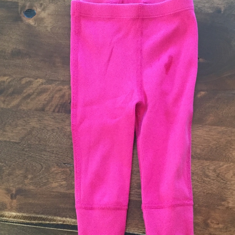 Bright pink Hanna Andersson leggings size 70